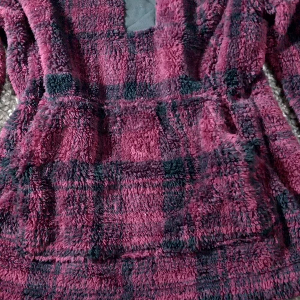 Sz L Plaid Fleece Eddie Bauer Women's Jacket - Picture 4 of 8